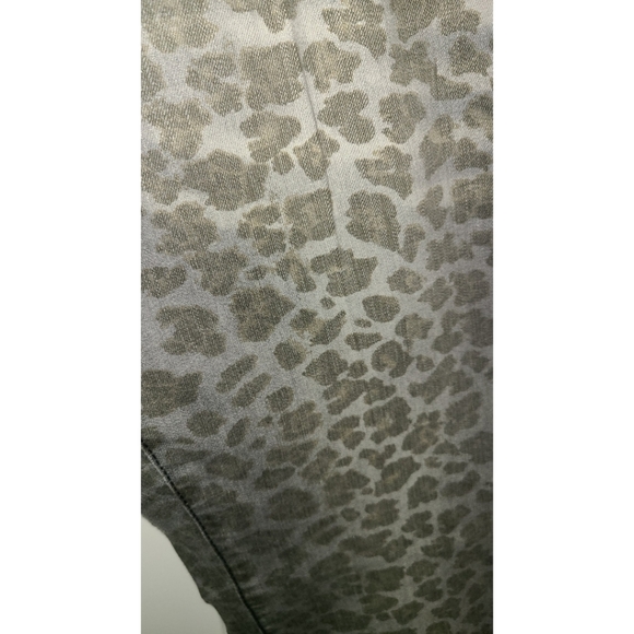 Jessica Simpson leopard cheetah skinny jeans 31 - Picture 2 of 5